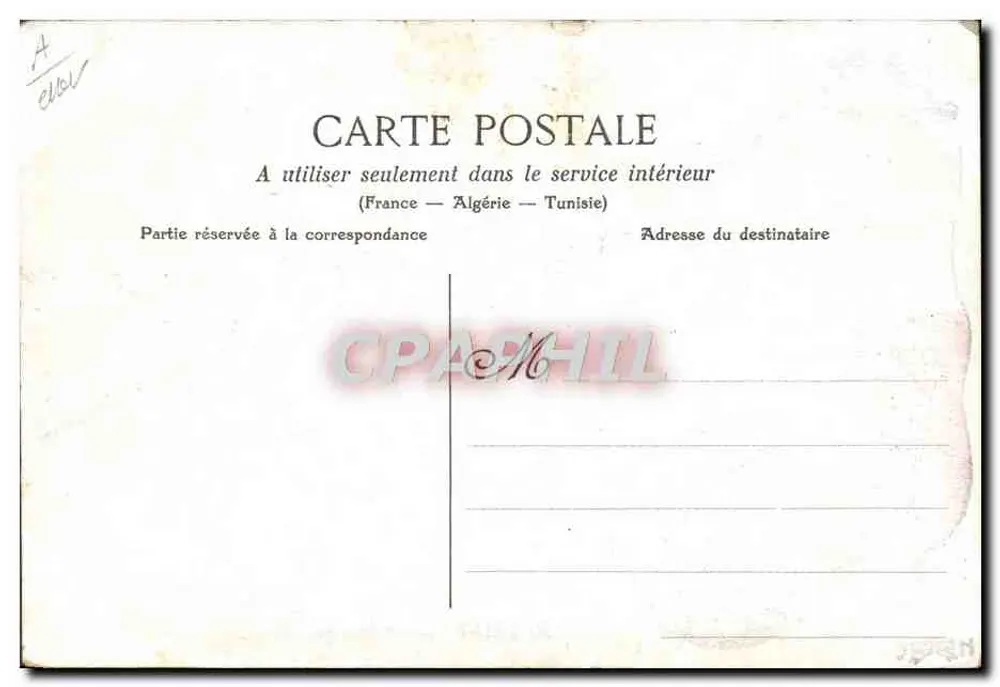 Aviateur Bathiat — Monoplan Sommer — éditeur BATHIAT - Verso