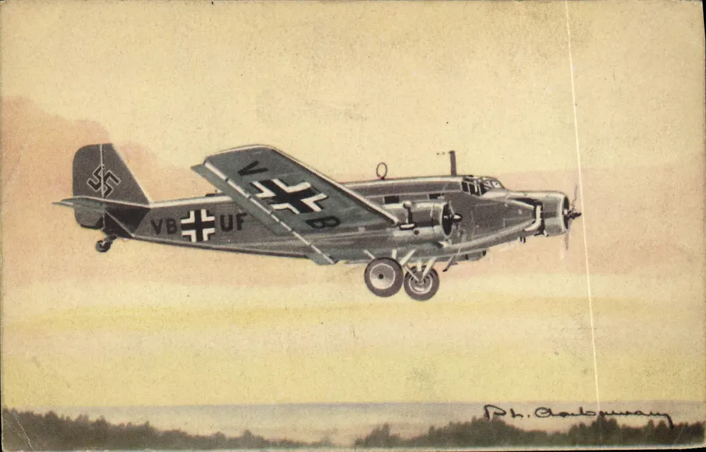 Avião Junker Ju-52 — edição AEC Paris - Frente