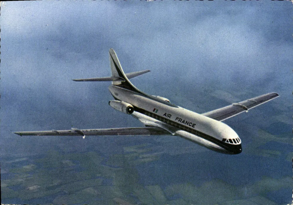 Air France Caravelle-Flugzeug — Serie 10052 — Éditions Air France - Vorderseite
