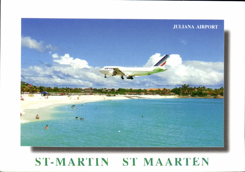 St-Martin — Juliana Airport — Air France - Vorderseite