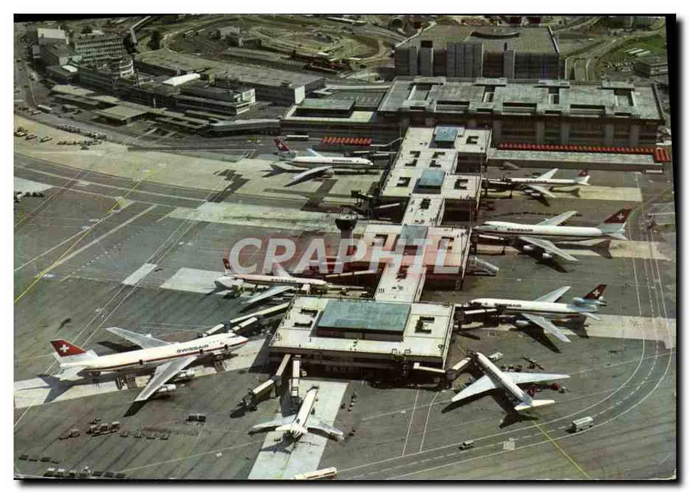 Flughafen Zürich-Kloten — Luftbild — Foto und Verlag Friedli, Nr. 5931 - Vorderseite