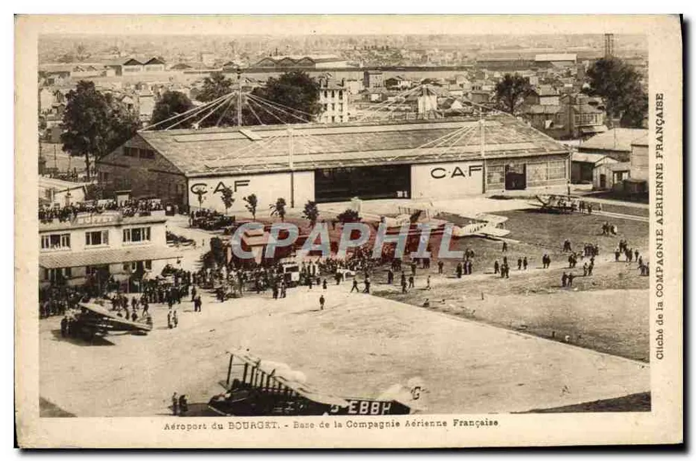 Flughafen Bourgoin — Basis der französischen Luftfahrtgesellschaft — Foto der französischen Luftfahrtgesellschaft - Vorderseite