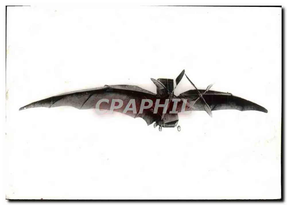 Avião n°3 de Ader — primeiro homem a decolar em um aparelho a motor — 1890 — Laboratórios Brond-Marie - Frente