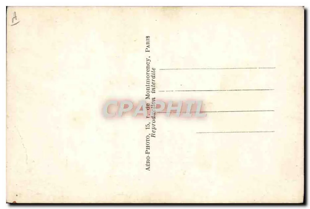 Balão Militar de Observação — 1000 m³, 2 Observadores — AERO-PHOTO, AVIR-3 - Verso