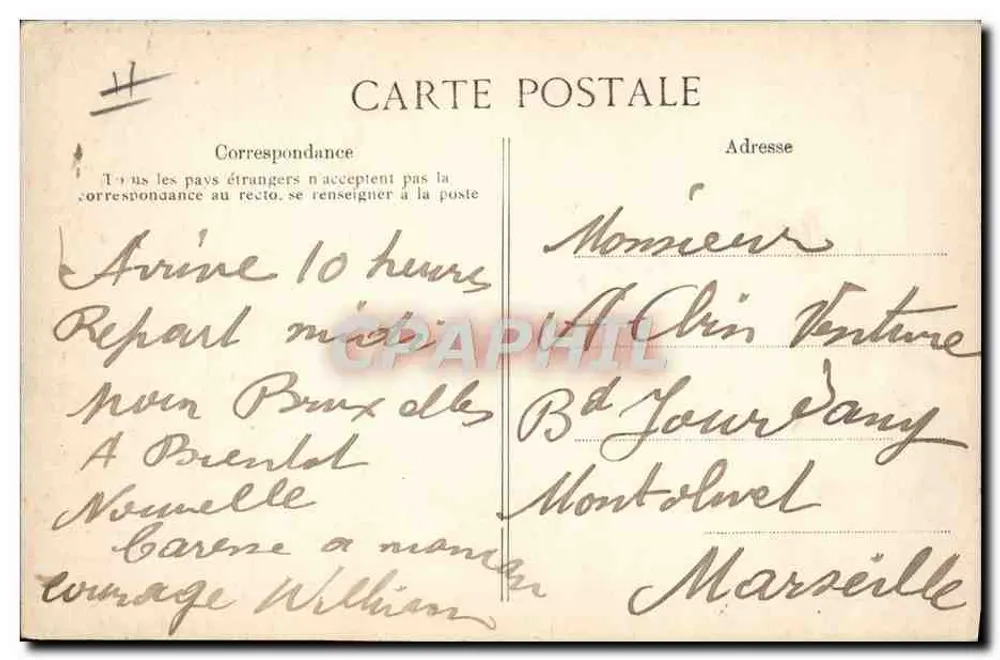 Paris aus der Luft — Der Arc de Triomphe de l'Étoile — Von M. Lucien L., Mitglied des Aéro-Club de France - Rückseite