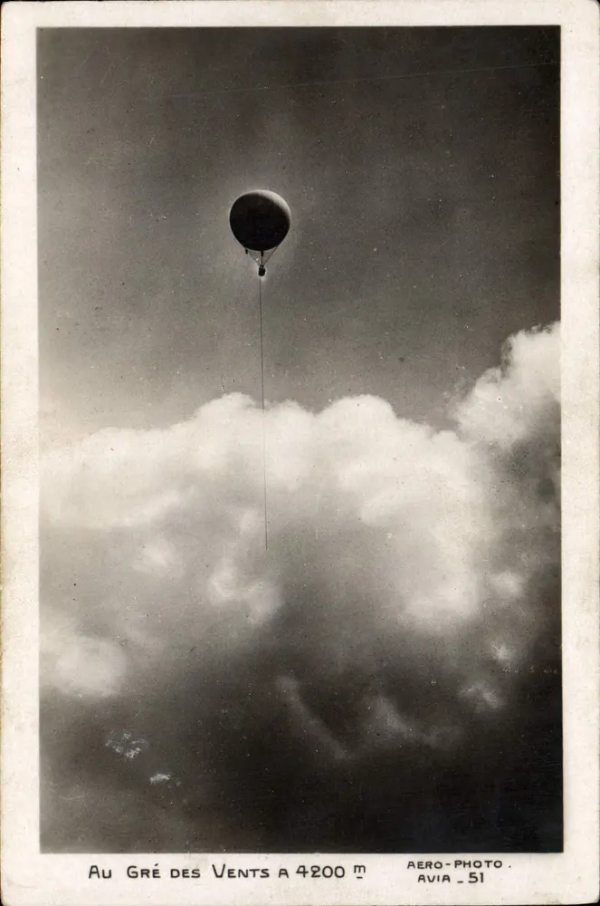Balão a 4200 m — Ao Sabor dos Ventos — Aero-Photo, AVIA_51 - Frente