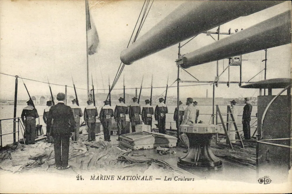 Nationale Marine — Die Farben — Imp. E. Le Deley, Paris - Vorderseite