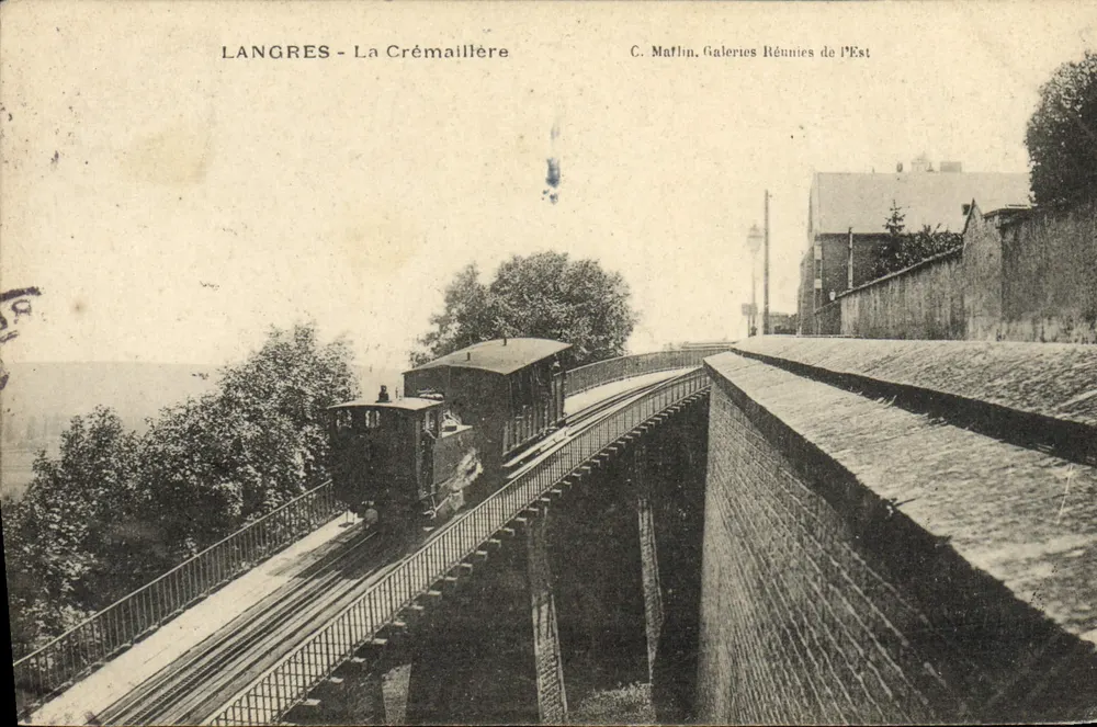 Langres - La Crémaille - Funicular - Awers