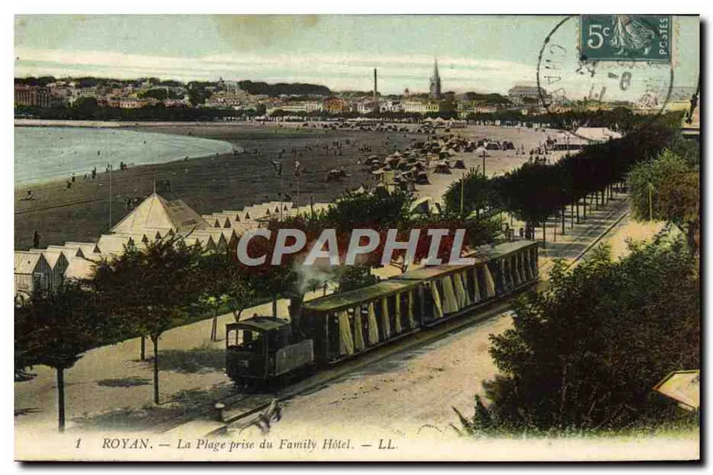Royan — La Plage prise du Family Hôtel — LL - Vorderseite