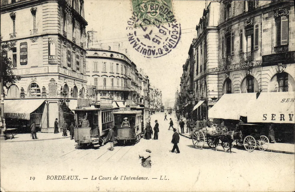 Bordeaux — O Cours d'Aquitaine — LL. n°19 - Frente