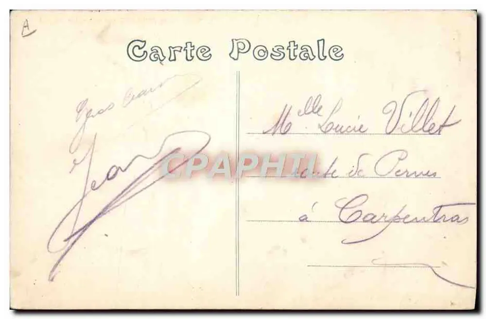 Louis KUHLING auf Monoplane B — Frankreich, unbekannter Verlag, Seriennummer nicht sichtbar - Rückseite