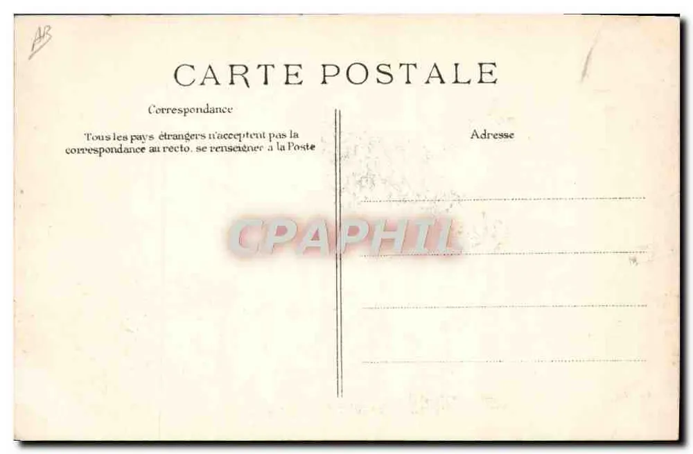 Leblanc su Monoplan Blériot — Modello depositato — Editore FD, n° 200 - Verso