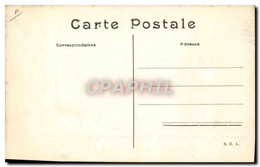 Tissandier beim Start in einem Wright-Ariel-Doppeldecker — Serie 61 — Verlag S.R.A. - Rückseite