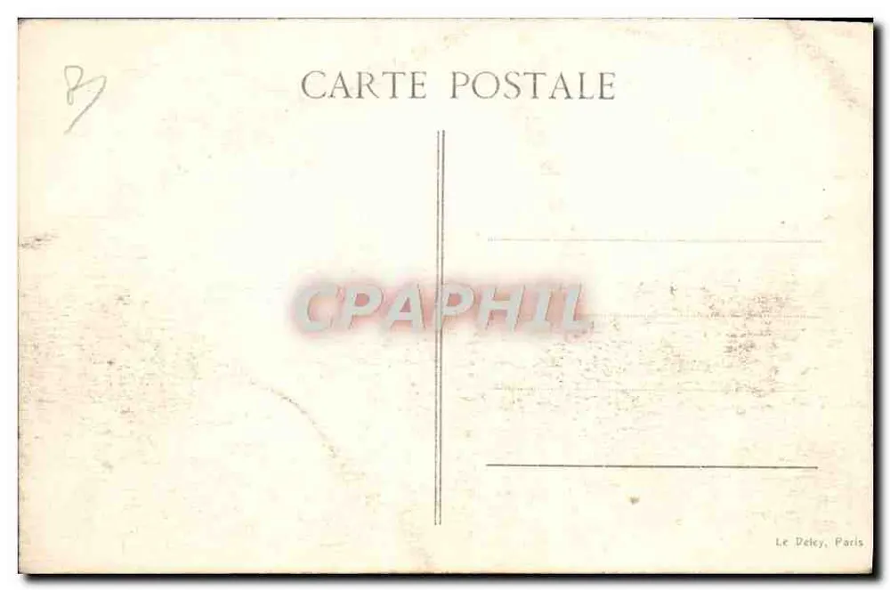 Flugzeug Caudron Type C-21 « Torpédо Paris-Bruxelles » — Verlag Le Delcy, Paris - Rückseite