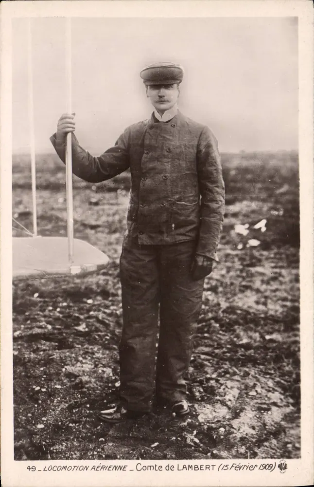 Comte de Lambert — Locomotion Aérienne — 15 Fevereiro 1909 - Frente