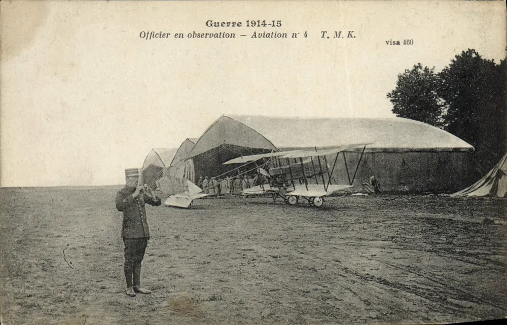 Officier en observation — Aviation n° 4 — T.M.K. — Guerre 1914-15 - Recto