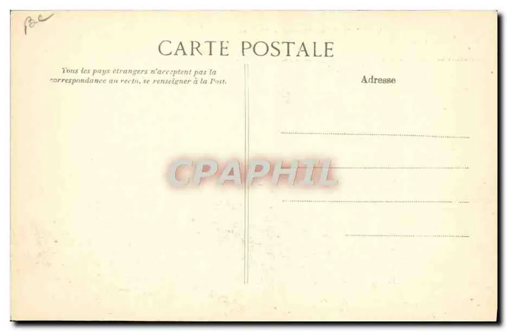 Védrines sobre Monoplan Morane — avião a motor Gnome — editor não identificado - Verso