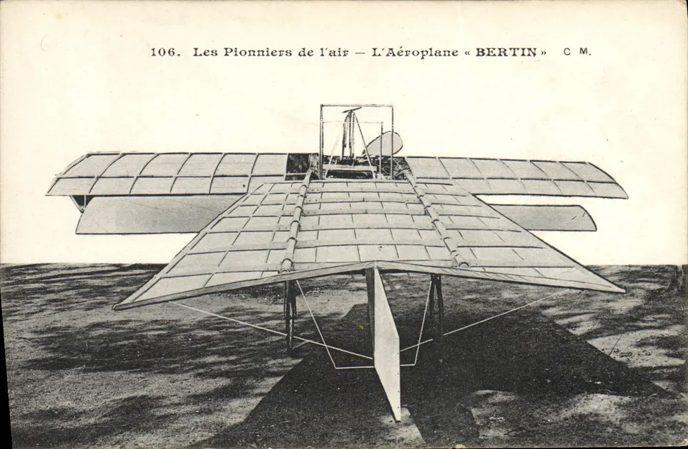 Das Flugzeug « BERTIN » — Die Pioniere der Luft — n°106 — C. Muleuit, phot. édit., Paris - Vorderseite