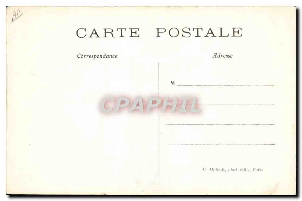 Das Flugzeug « BERTIN » — Die Pioniere der Luft — n°106 — C. Muleuit, phot. édit., Paris - Rückseite