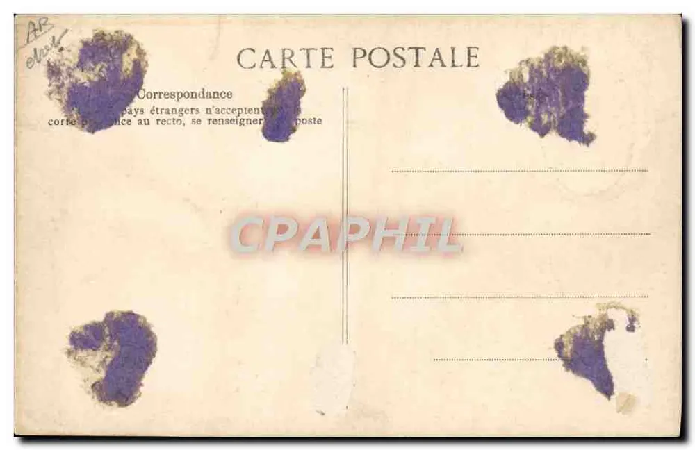 Ernest Paul auf "Voisin" — Flieger und Doppeldecker — E.P.D. n°246 - Rückseite