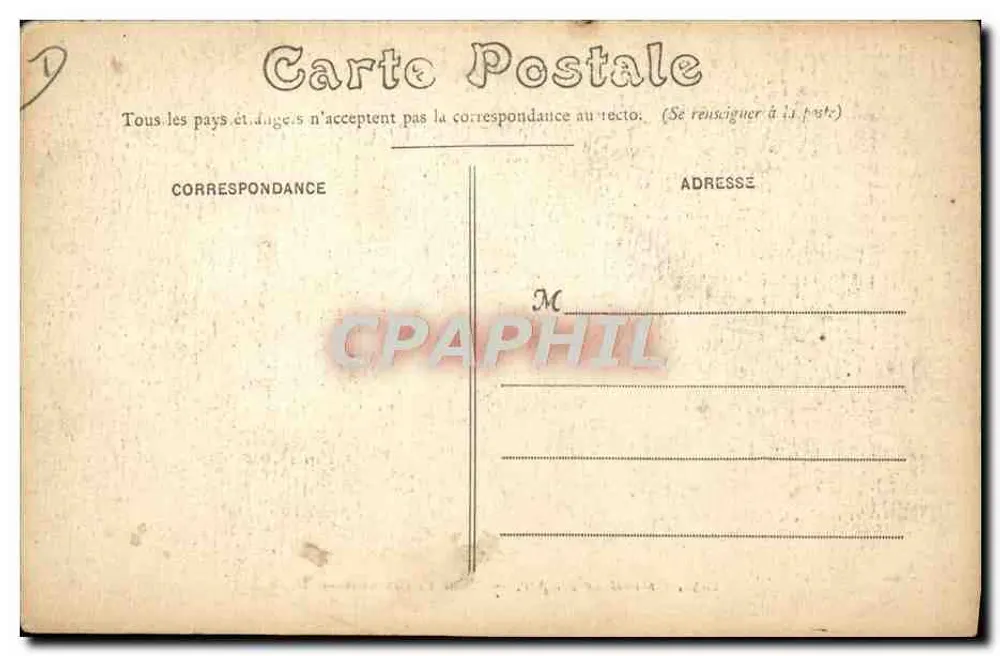 Circuit de Duppe — Hemery in einem Benz-Auto — Verlag N. Foubert - Rückseite