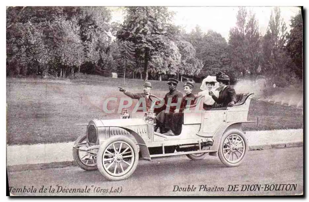 Doppelphaeton DE DION-BOUTON — Tombola de la Décennale (Gros Lot) - Vorderseite