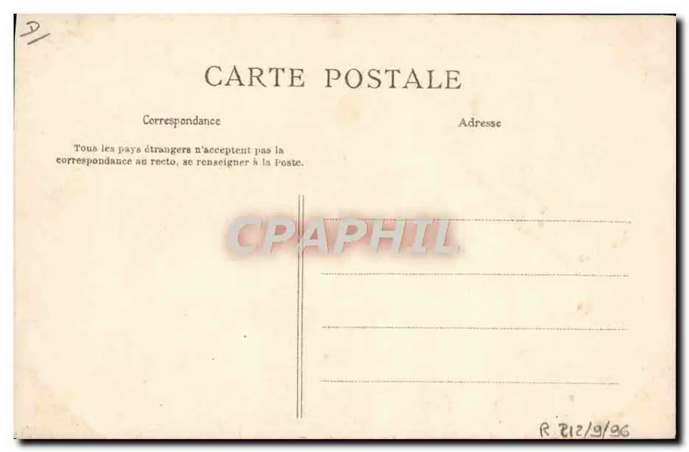 Automobilmesse 1905 — Ausstellung RENAULT FRÈRES — Verlag Le Deley, Paris - Rückseite