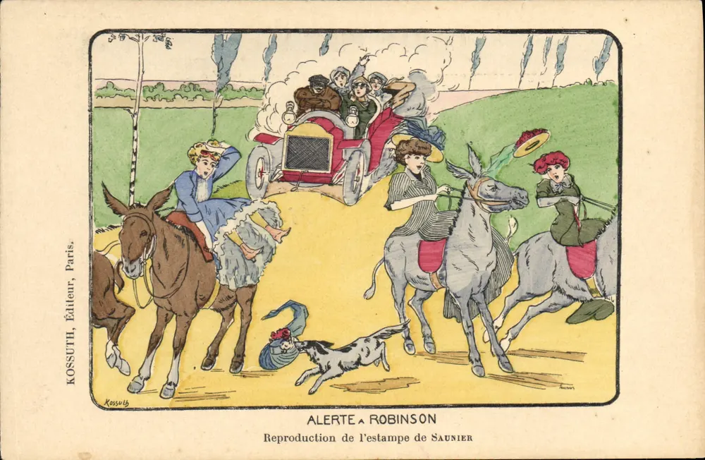 Alarme für Robinson — Nachdruck der Holzschnitte von Saunier — Verlag Kossuth, Paris - Vorderseite