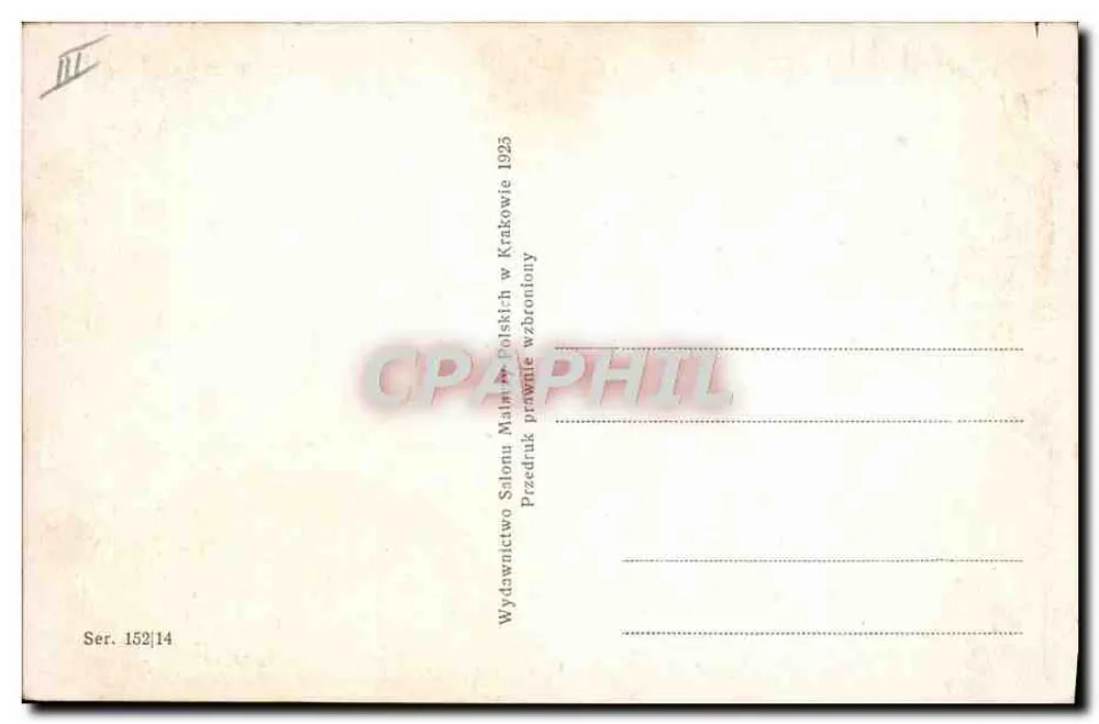 Mulher segurando galhos de salgueiro — Wiosenne bazie — P. Stachiewicz pinx. - Verso