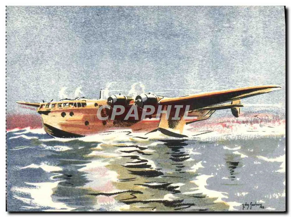 Hidroavião Bréguet 730 — Exploração — Marcus-Paris, n°10 - Frente