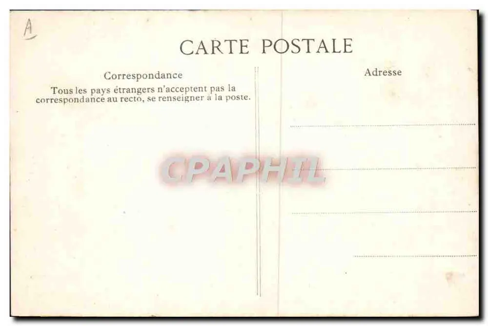 Aviator em biplano — cena humorística — série 32 - Verso