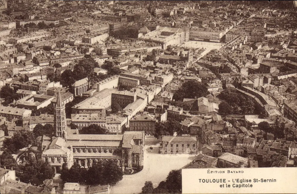 Toulouse - Kirche St. Sernin und das Capitole — Bayard Ausgabe - Vorderseite