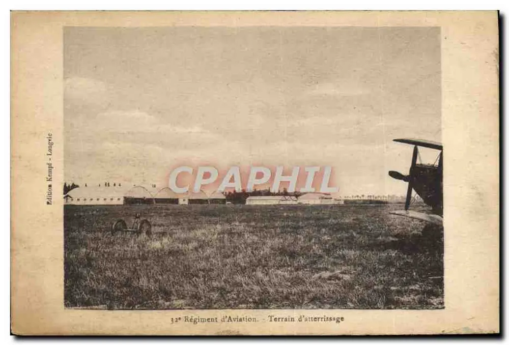 32. Luftregiment — Landebahn — Edition Kampf - Longvic - Vorderseite