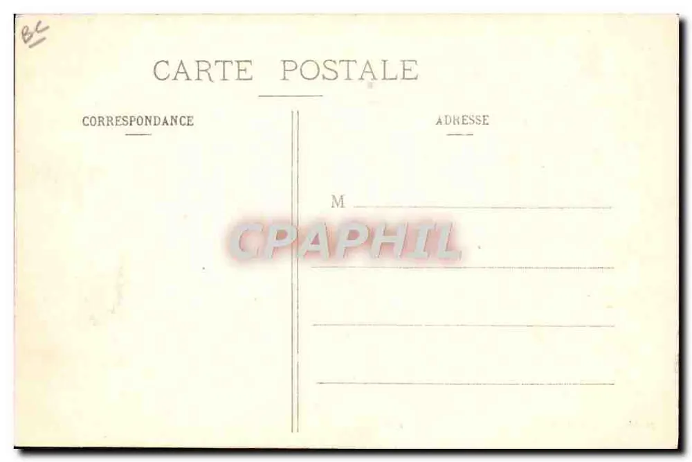 Luneville — Ein deutscher Luftschiff, Typ Zeppelin, landet auf dem Manövergelände — Foto P. R., Place de l'Église und Rue Germain-Charrier - Rückseite