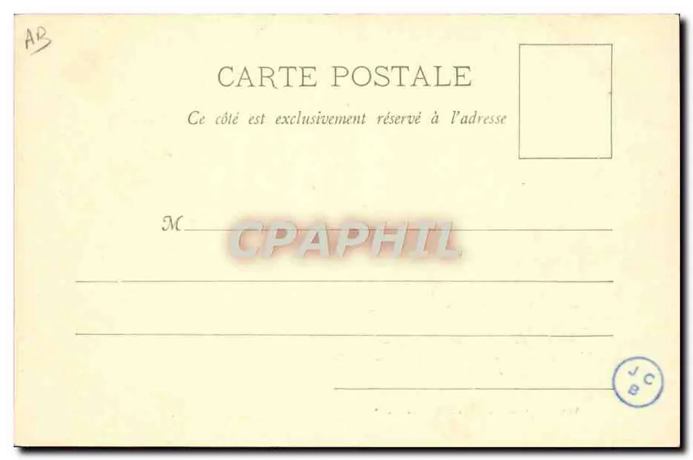 Vedette & Chaloupe des "Suffren" — Phototypie A. Burgaret et Cie, Nancy - Rückseite