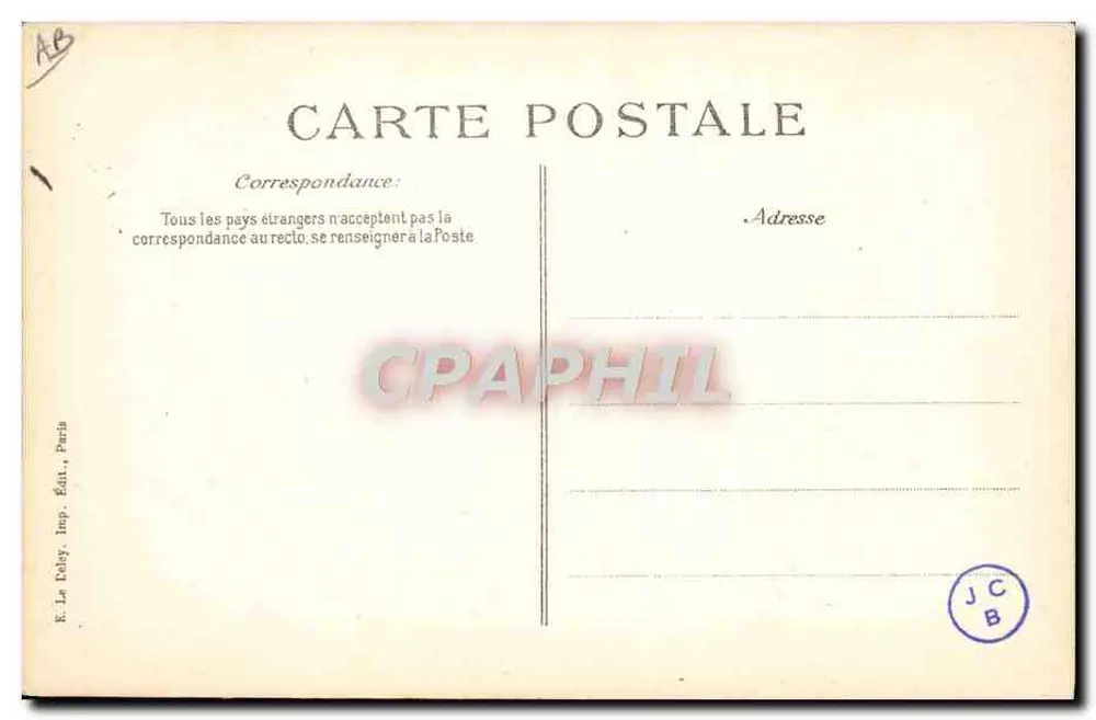 Katastrophe des "Liberté" — Die Wracks — Verlag E. Le Doley, Paris - Rückseite