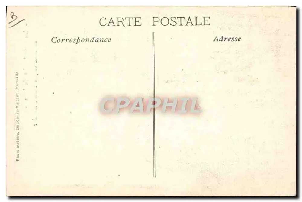 Die Katastrophe des Iéna — Das Iéna aus der Steuerbord-Rückseite gesehen — Photo-écliers, Baudouin Vincent, Marseille - Rückseite