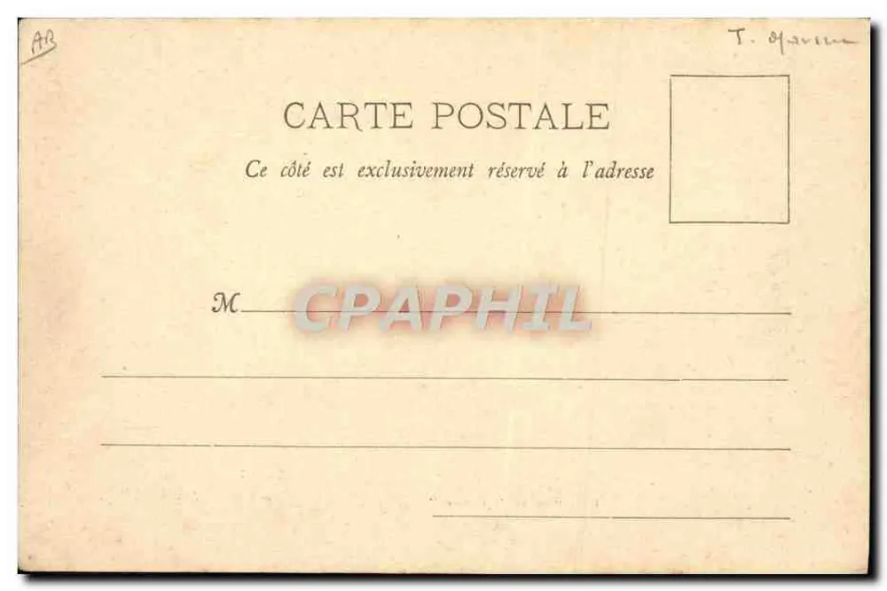 Fusilier der 'Hoché' — Chaloupe der 'Sainte-Barbe' — Phototyp A. Bergaret et Cie Nancy - Rückseite