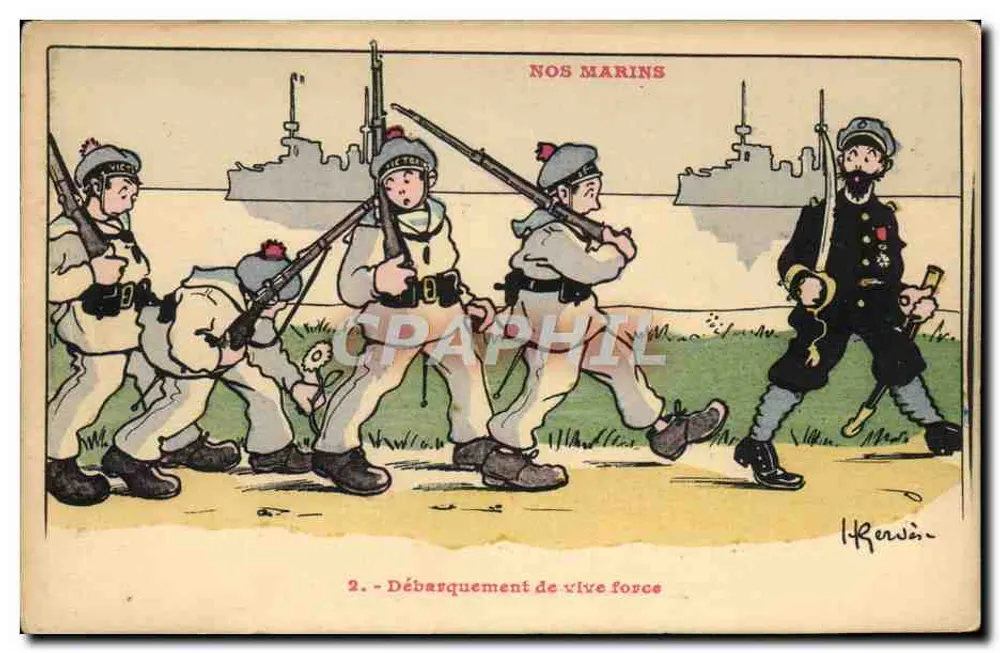 Erzwungener Landung — Unsere Matrosen — I. René — n°2 - Vorderseite