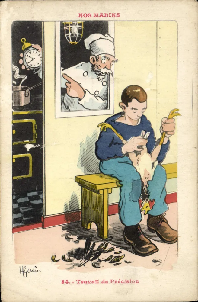 Unsere Matrosen — Präzisionsarbeit — H. Gerrien, n°34 - Vorderseite