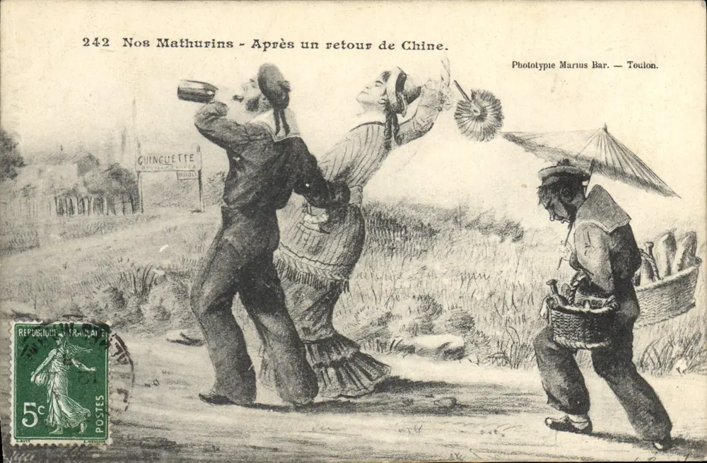 Unsere Mathurins — Nach Rückkehr aus China — Phototypie Marius Bar — Toulon. - Vorderseite