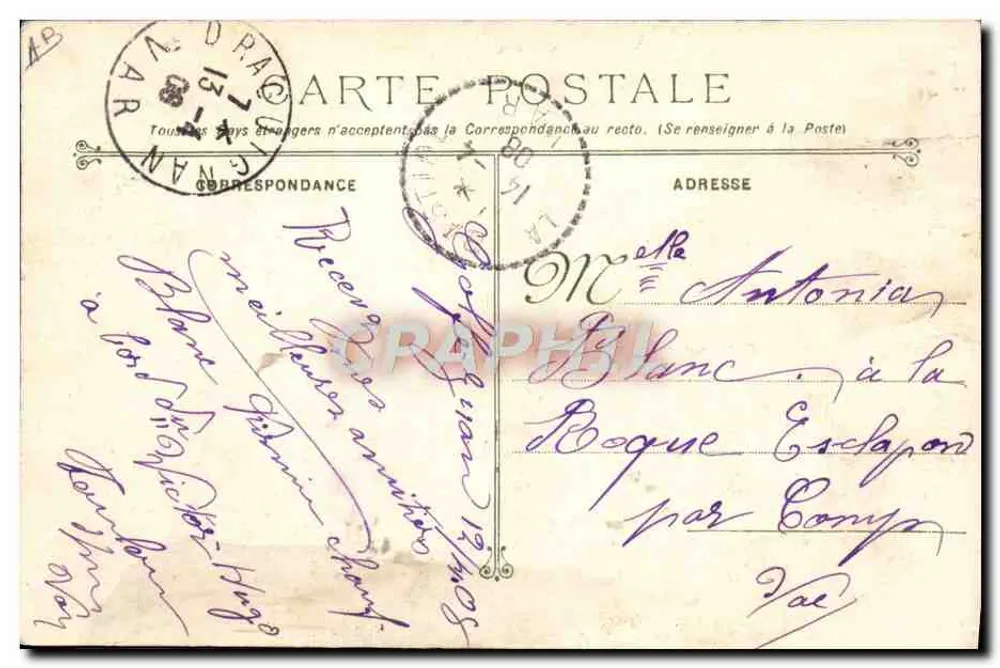 Unsere Mathurins — Nach Rückkehr aus China — Phototypie Marius Bar — Toulon. - Rückseite