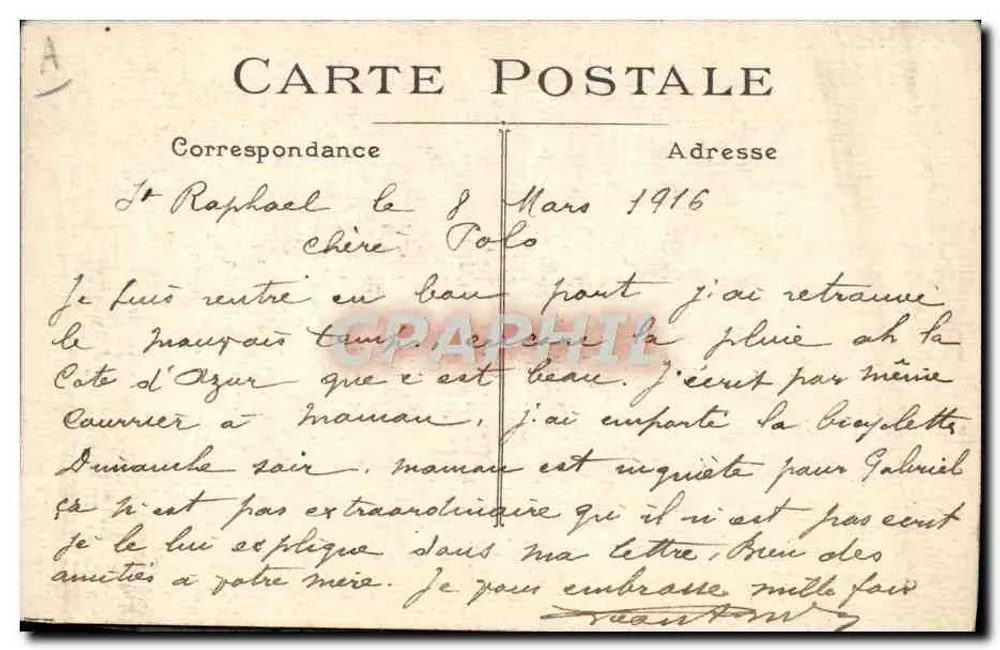 Marineinfanterie — Soldaten an einem Strand — Verleger nicht sichtbar - Rückseite