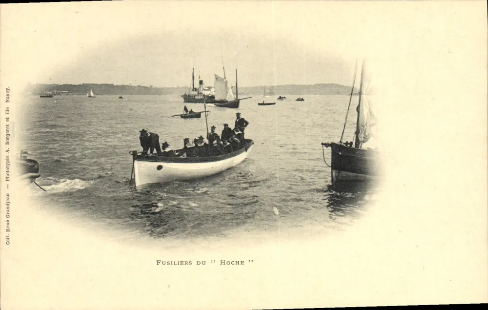 Fusiliers des 'Hoché' — Marinephotographie — Phototypie A. Bergeret et Cie, Nancy - Vorderseite