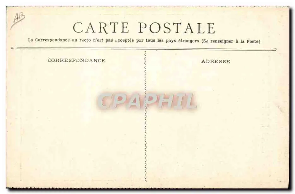 Ansicht von Orléans — Orleans Touraine Railway — Verlag Locher - Rückseite