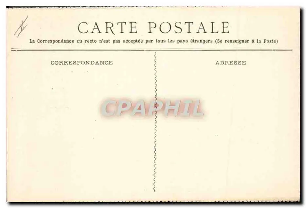 Auvergne — paisagem montanhosa com pastores — Caminho de Ferro de Orléans, editor Le Puy de Sancy, número de série não visível - Verso