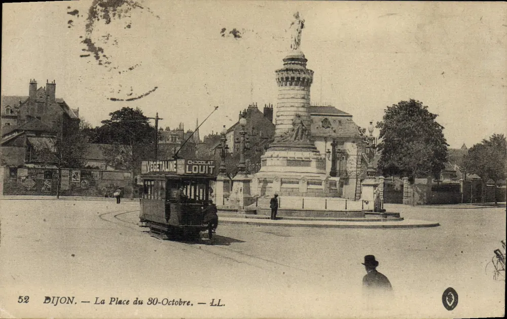 Dijon — Die Place du 30-Octobre — LL. n°52 - Vorderseite