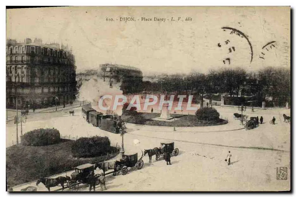 Dijon — Place Darcy — L. P. édit, n° 610 - Frente