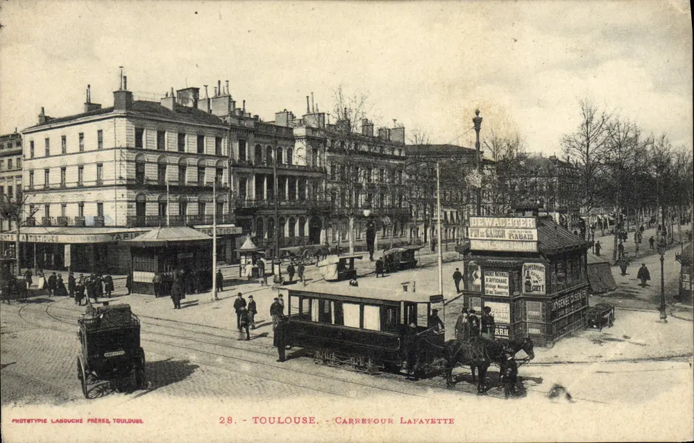 Toulouse - Cruzeiro Lafayette — Fototipo Labouche Frères, Toulouse, n°28 - Frente