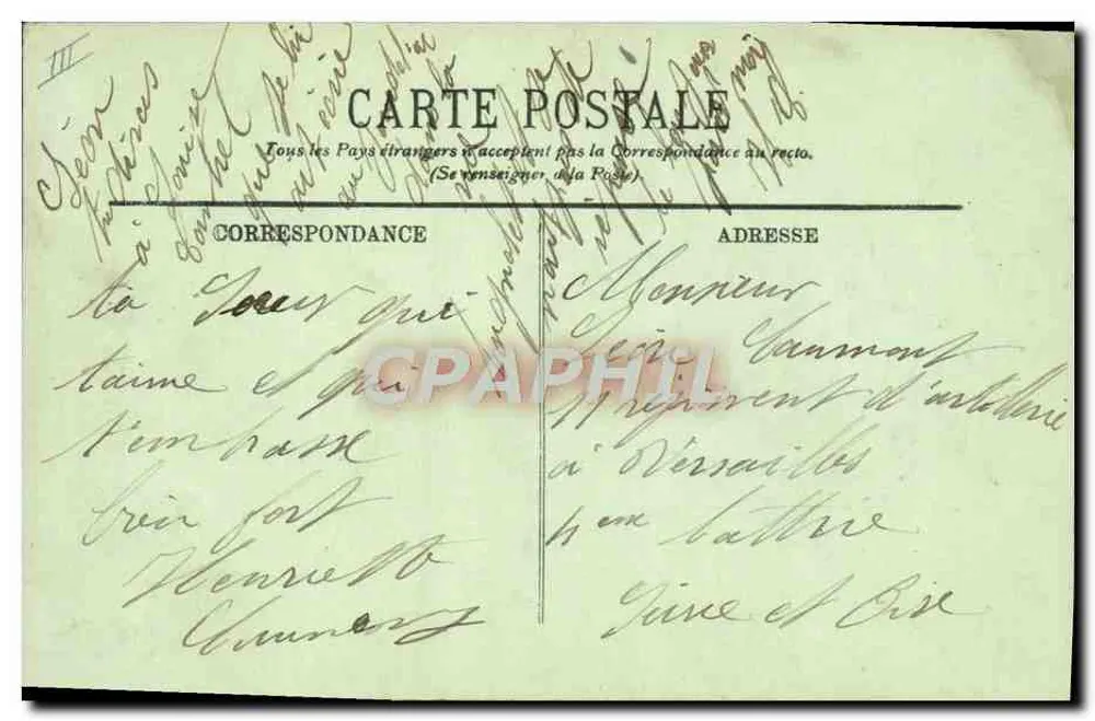 Le Havre — A Rue de Paris — LL. — Editor LL. - Verso